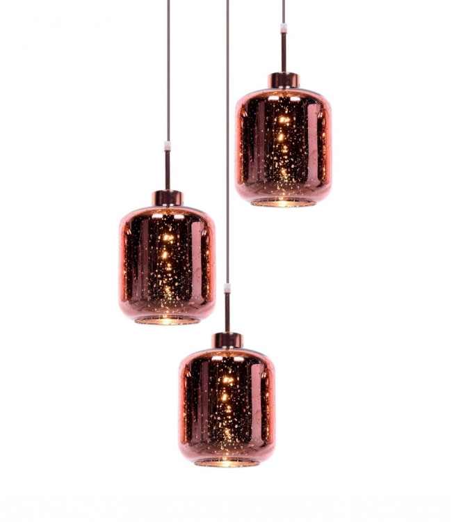 Подвесной светильник Lumina Deco Alacosmo LDP 6811-3 RD R.GD