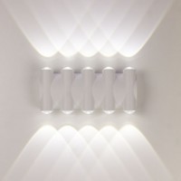 Светодиодный фасадный светильник AM Group AM359-10X1W WH 4000K