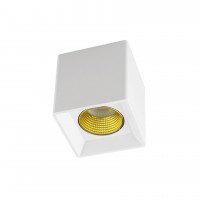 DK3080-WH+YE Светильник накладной IP 20, 10 Вт, GU5.3, LED, белый/желтый, пластик