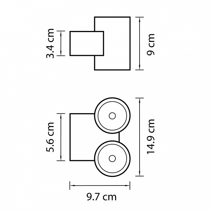 Накладной светильник Lightstar Paro LED 352674