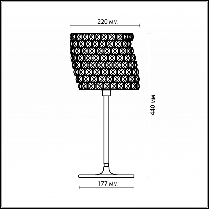 Настольная лампа декоративная Odeon Light Astli 2606/1T