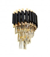 Бра Lumina Deco Funneli LDW 6003-2 BK+F.GD