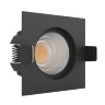 Встраиваемый светодиодный светильник LeDron BRUTAL SQ Black LED