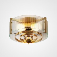 Потолочная Люстра Из Рельефного Стекла Lussa D48