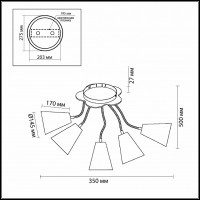 Накладной светильник Odeon Light Dream 2281/5