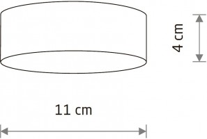 Накладной светильник Nowodvorski Lid Round Led 10411