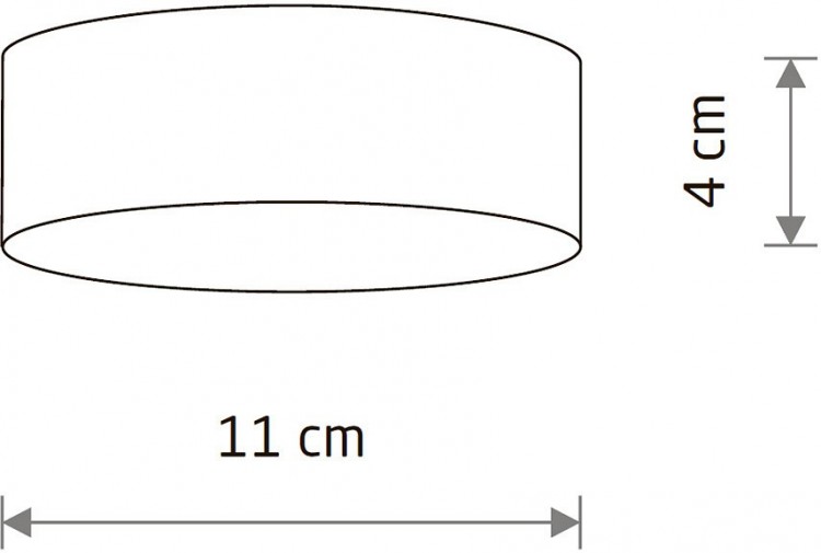 Накладной светильник Nowodvorski Lid Round Led 10411