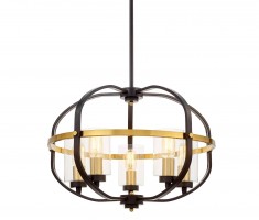 Подвесной светильник Lumina Deco Monterey LDP 1141-5 BK+MD
