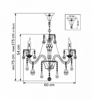Подвесная люстра Lightstar Spumo 716063