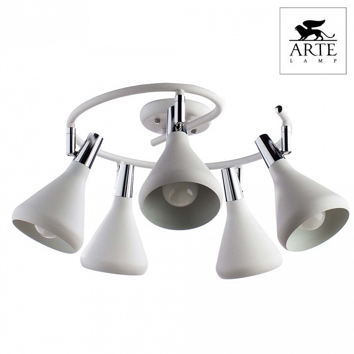 Спот Arte Lamp Ciclone A9155PL-5WH