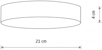 Накладной светильник Nowodvorski Lid Round Led 10413
