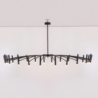 Люстра Pop P40 Chandelier 24 Lamps D130 Mod.b Black By Imperiumloft