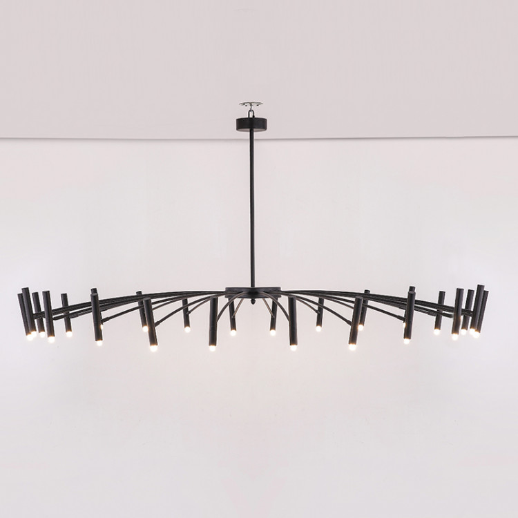 Люстра Pop P40 Chandelier 24 Lamps D130 Mod.b Black By Imperiumloft
