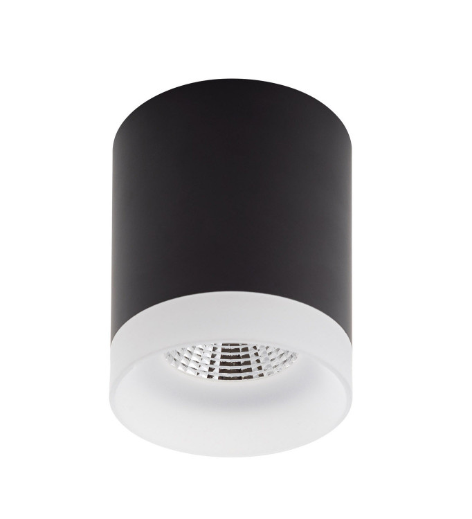 DK4010-BK Светильник накладной IP 20, 10 Вт, LED 3000, черный, алюминий
