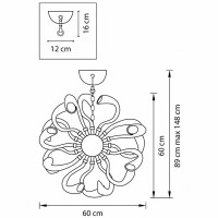 Подвесная люстра Lightstar Stella 892126