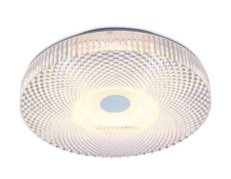 Накладной светильник Ambrella Orbital Crystal F96 CL 48W D390