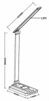 Настольная лампа офисная Arte Lamp William A5122LT-1BK