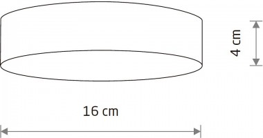 Накладной светильник Nowodvorski Lid Round Led 10416