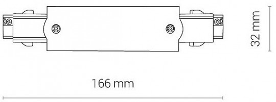 Соединитель линейный для треков Nowodvorski Ctls Power 8708