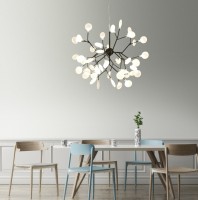 Подвесная люстра Lumina Deco Roddi LDP 6039-36 BK