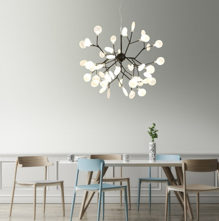 Подвесная люстра Lumina Deco Roddi LDP 6039-36 BK