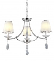 Хрустальная подвесная люстра Lumina Deco Dominni LDP 9268-3 CHR
