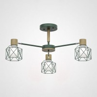 Потолочная Люстра Corf B3 Green 3 Lamps By Imperiumloft