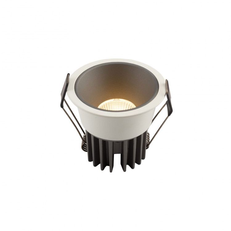 DK4400-GW Встраиваемый светильник, IP 20, 7 Вт, LED 3000, бело-серый, алюминий