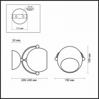 Бра Odeon Light Bula 2902/1W