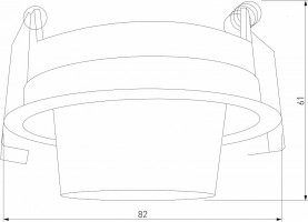 Встраиваемый светильник Elektrostandard Conner a063992