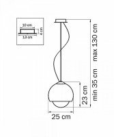 Подвесной светильник Lightstar Dissimo 803114