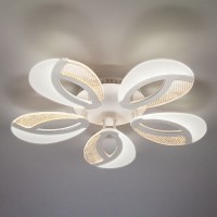 Потолочная люстра Eurosvet Flake 90140/5 белый 70W