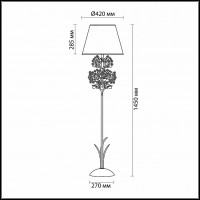 Торшер Odeon Light Serena 2251/1F