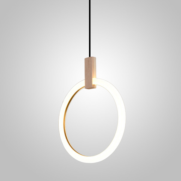 Подвесной Светильник Halo D40 Wood By Imperiumloft