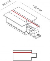 Токопровод левый Nowodvorski Ctls Power 8234
