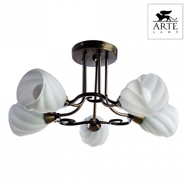 Потолочная люстра Arte Lamp Swirls A6253PL-5BA