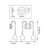 Бра Lightstar Pentola 803838