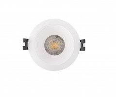 DK3027-WH Встраиваемый светильник, IP 20, 10 Вт, GU5.3, LED, белый, пластик