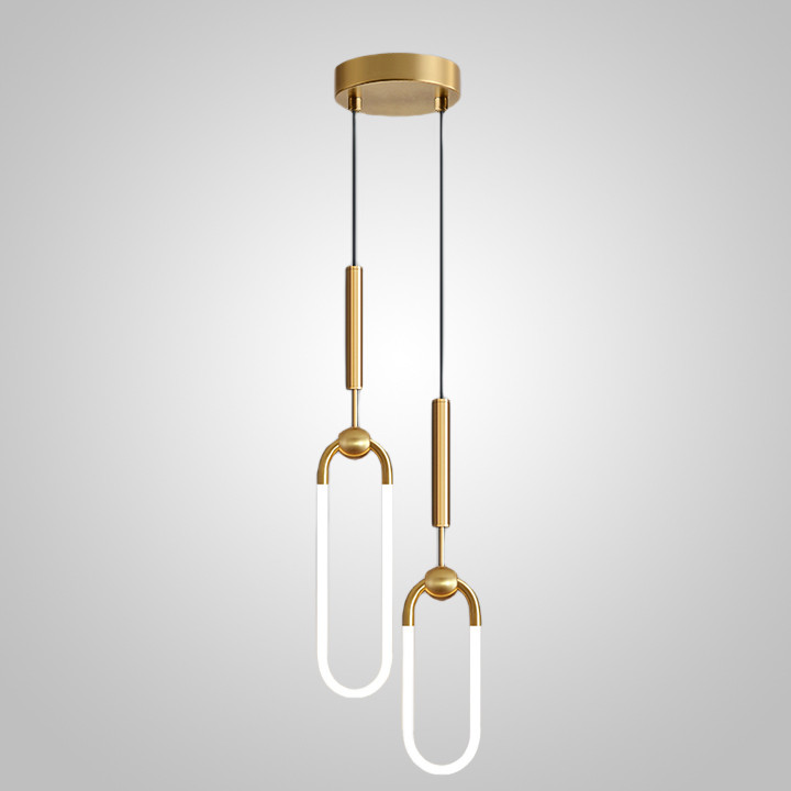 Подвесной Светильник Finnur Duo A H40 Brass By Imperiumloft