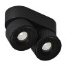 Светильник накладной LH8W 2 Black Ledron поворотный LED