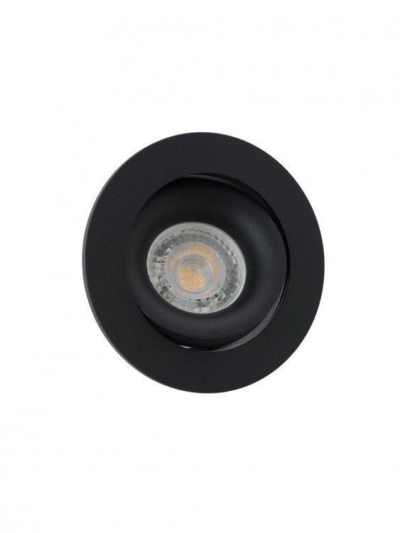 DK2018-BK Встраиваемый светильник, IP 20, 50 Вт, GU10, черный, алюминий