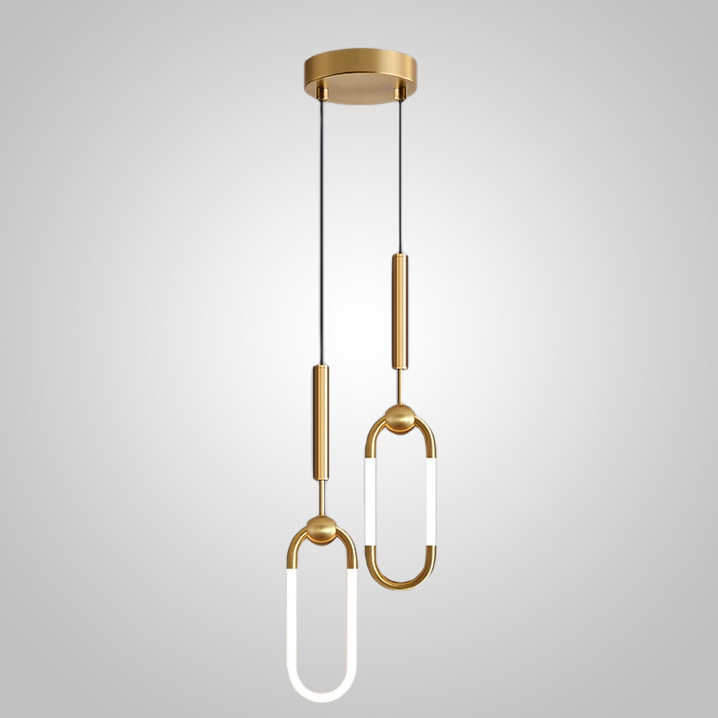Подвесной Светильник Finnur Duo B H30 Brass By Imperiumloft