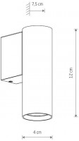 Бра Nowodvorski Fourty Wall S 10889