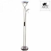 Торшер с подсветкой Arte Lamp Duetto A4399PN-2AB