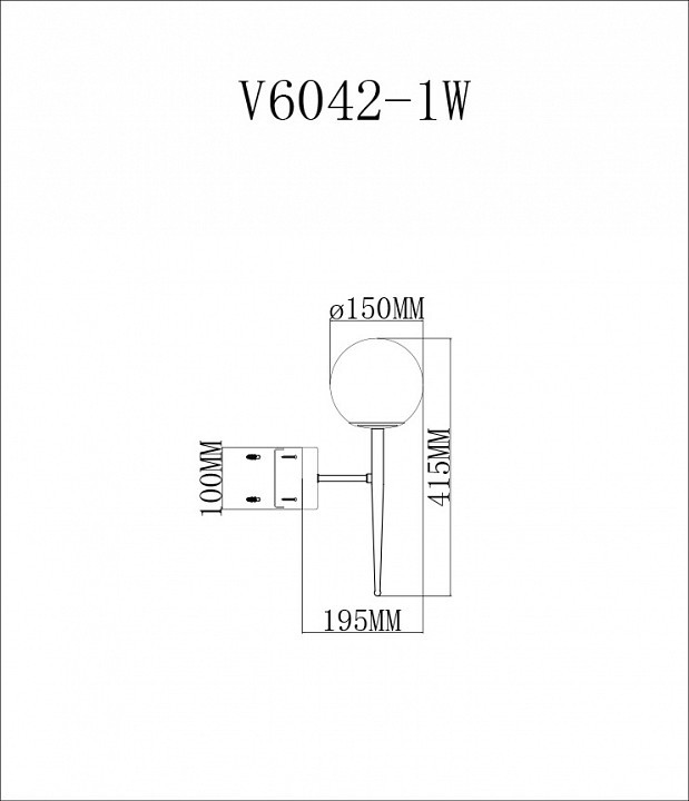 Бра Moderli Scrumbel V6042-1W