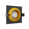Встраиваемый светодиодный светильник LeDron GIZA MINI SQ Black-Gold LED