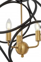 Подвесной светильник Lumina Deco Casai LDP 1243-3 BK+MD