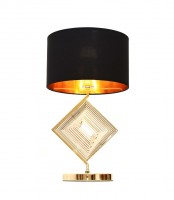 Настольная лампа Lumina Deco Fabi LDT 5529 F.GD+BK