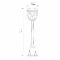 Наземный низкий светильник Elektrostandard Columba a043657
