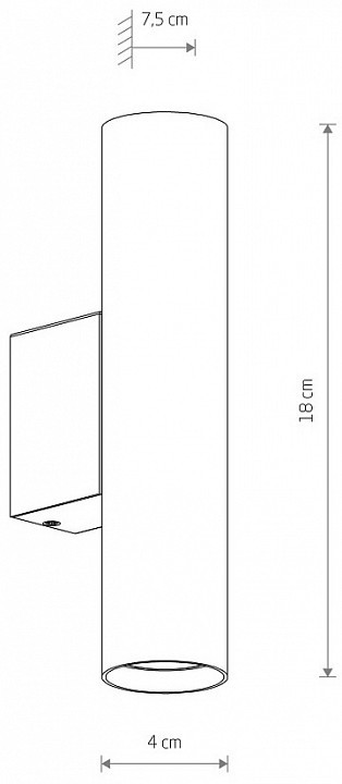 Бра Nowodvorski Fourty Wall M 10891